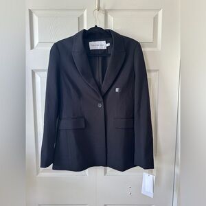 NWT Calvin Klein one button blazer